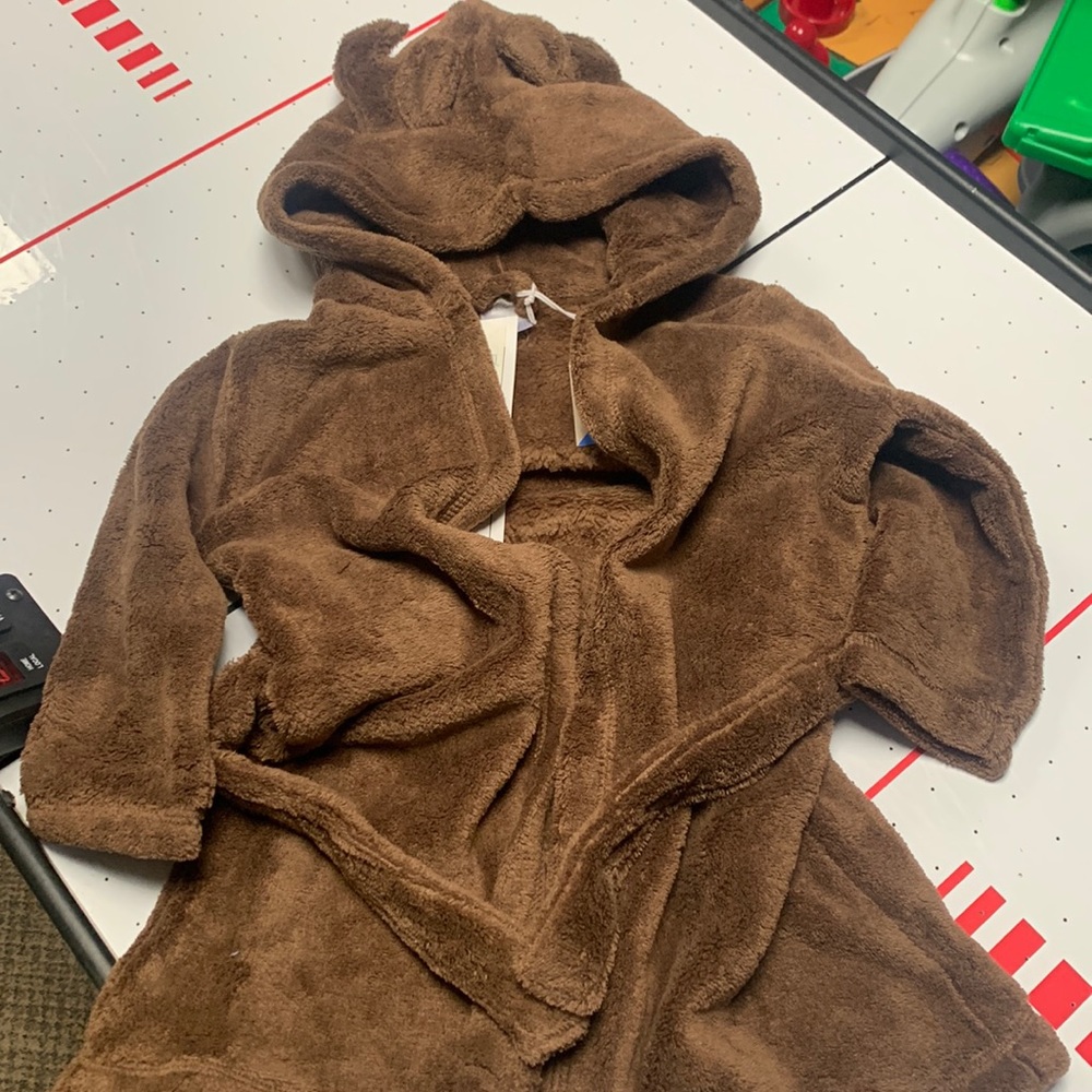 Baby Gap fleece hooded robe for 2-3 years old